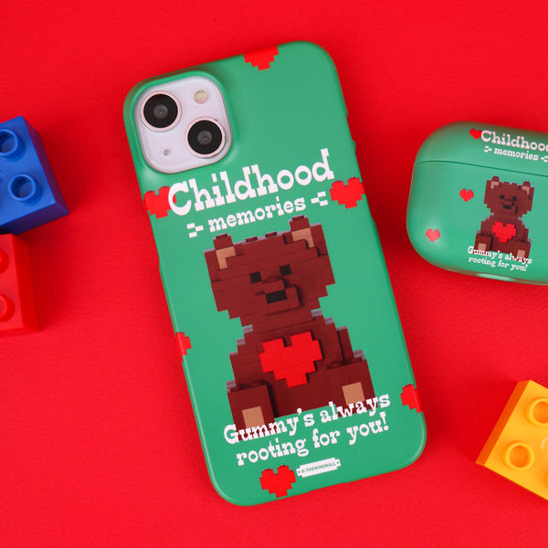 [THENINEMALL] Cube Gummy Hard Phone Case (2 types)