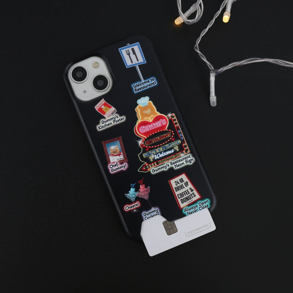 [THENINEMALL] Gummys Restaurant Hard Phone Case (2 types)