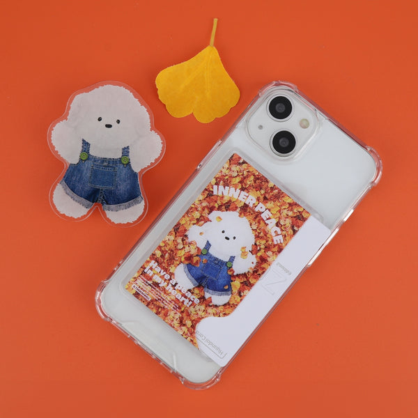 [THENINEMALL] Maple Inner Peace Ppokku Clear Phone Case (1 type)