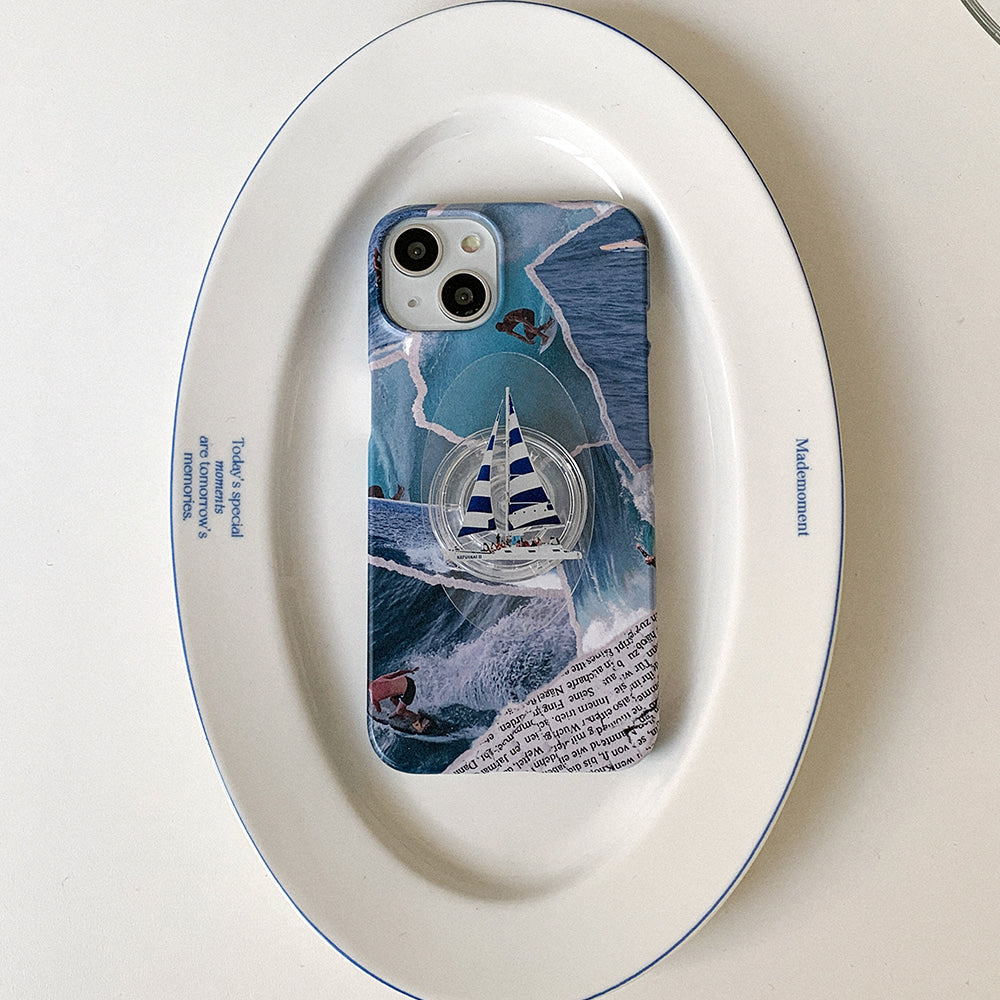 [Mademoment] Collage Beach Design Phone Case