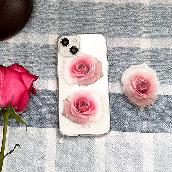 [Mademoment] Love Blossoms Design Clear Phone Case (3 Types)