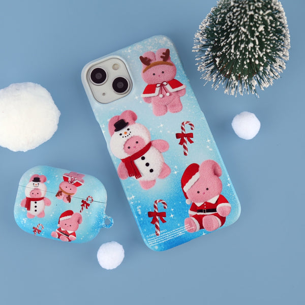 [THENINEMALL] Pattern Happy Holiday Windy Hard Phone Case (2 types)