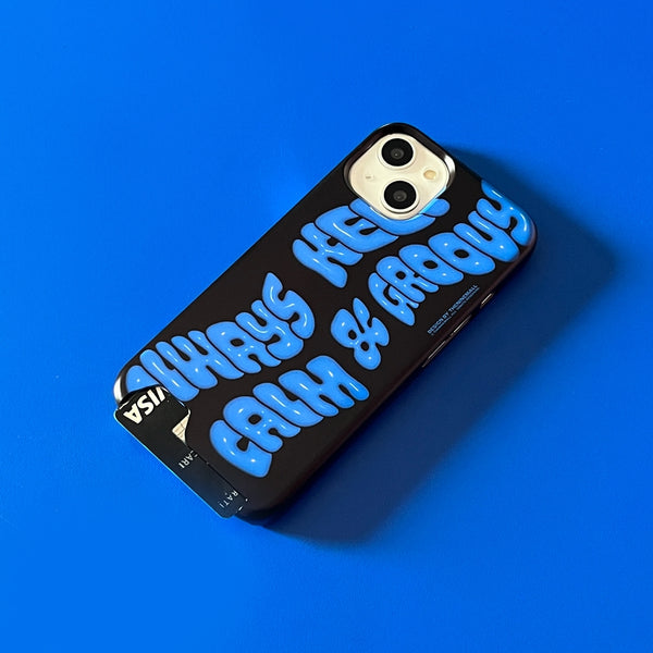 [THENINEMALL] Calm And Groovy Hard Phone Case (2 types)