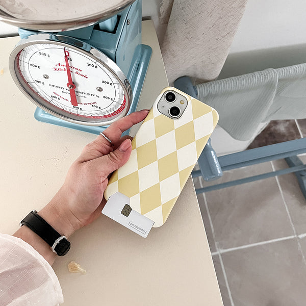 [Mademoment] Coloring Yellow Design Phone Case