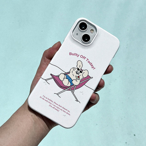 [Mademoment] Off Today Butty Design Phone Case