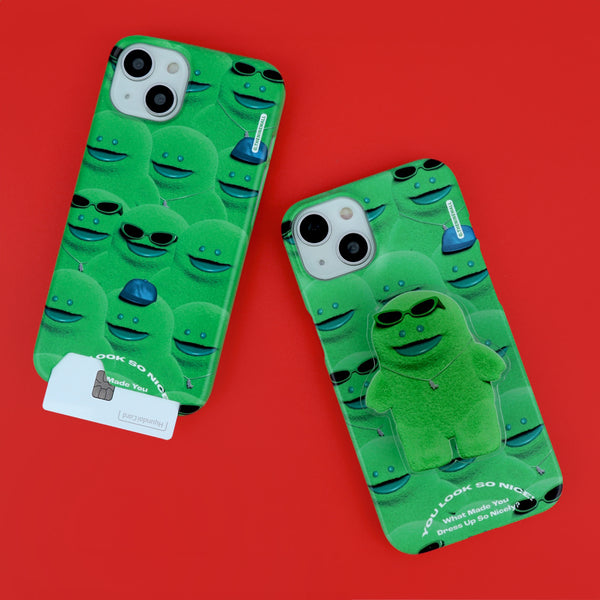 [THENINEMALL] Nice Raptor Pattern Hard Phone Case (2 types)