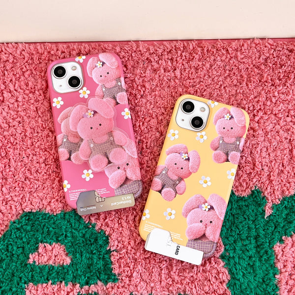 [THENINEMALL] Daisy Hair Tie Windy Hard Phone Case (2 types)