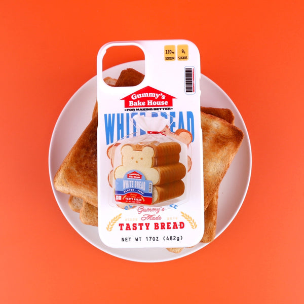 [THENINEMALL] Bread Gummy Hard Phone Case (2 types)