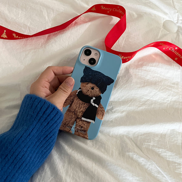 [Mademoment] Winter Fluffy Teddy Design Phone Case