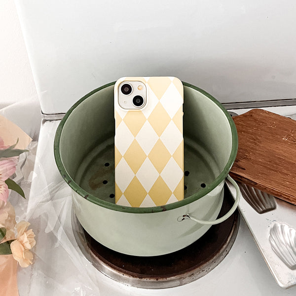 [Mademoment] Coloring Yellow Design Phone Case