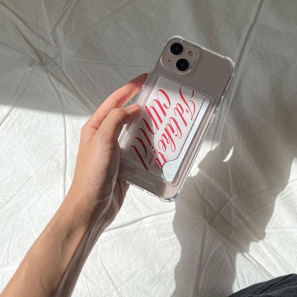 [Mademoment] Your Cupid Design Clear Phone Case (4 Types)