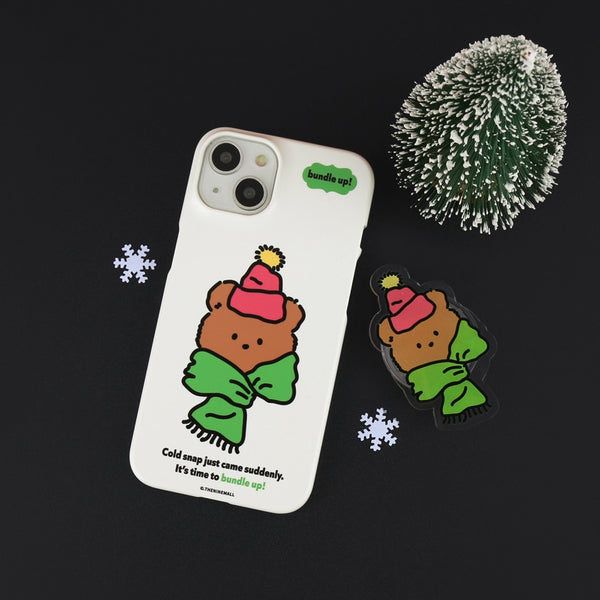 [THENINEMALL] Bundle Up Gummy Hard Phone Case (2 types)