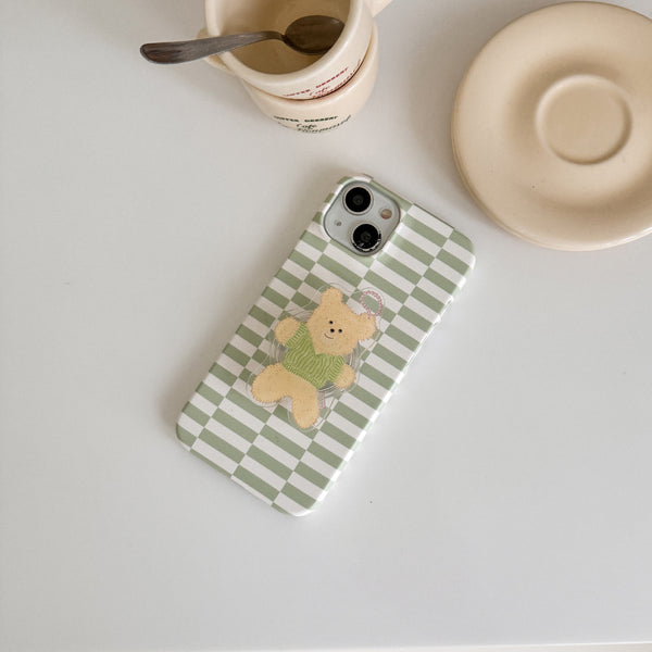 [Mademoment] Coloring Green Design Phone Case