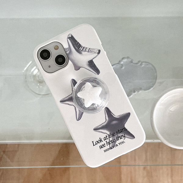 [Mademoment] Balloon Shinning Star Design Phone Case