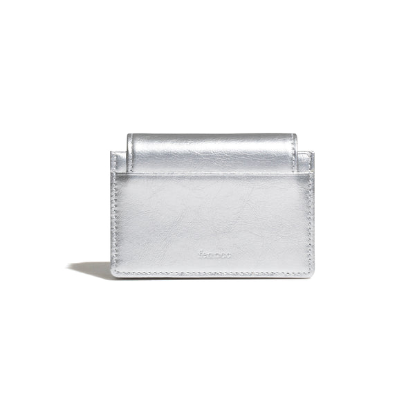 [Fennec] CRINKLE TRIANGLE ACCORDION POCKET PLUS - SILVER