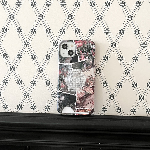 [Mademoment] Floral Garden Collage Design Phone Case