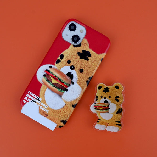 [THENINEMALL] Favorite Hamburger Hard Phone Case (2 types)