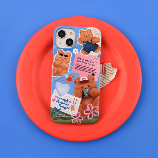 [THENINEMALL] Gummy Collage Hard Phone Case (2 types)