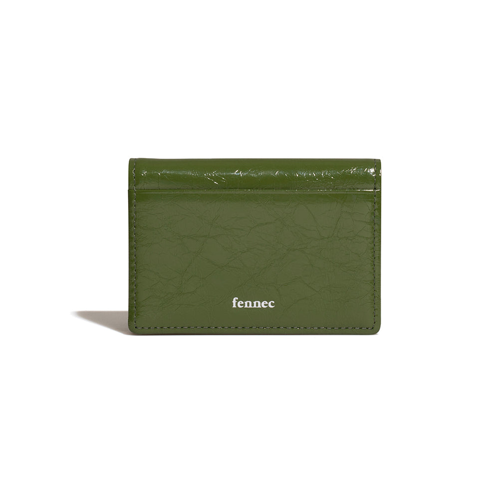 ●Fennec● CRINKLE TRIANGLE ACCORDION POCKET OLIVE FM1PK08O Fennec] CRINKLE TRIANGLE ACCORDION POCKET - OLIVE – Ohue