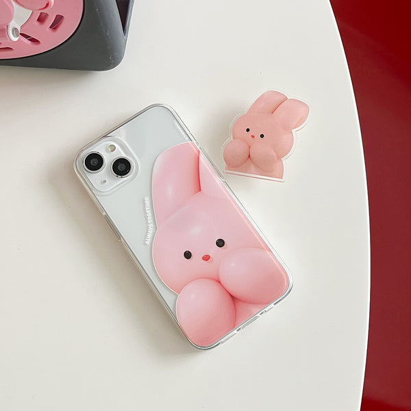 [THENINEMALL] Windy Together Clear Phone Case (3 types)