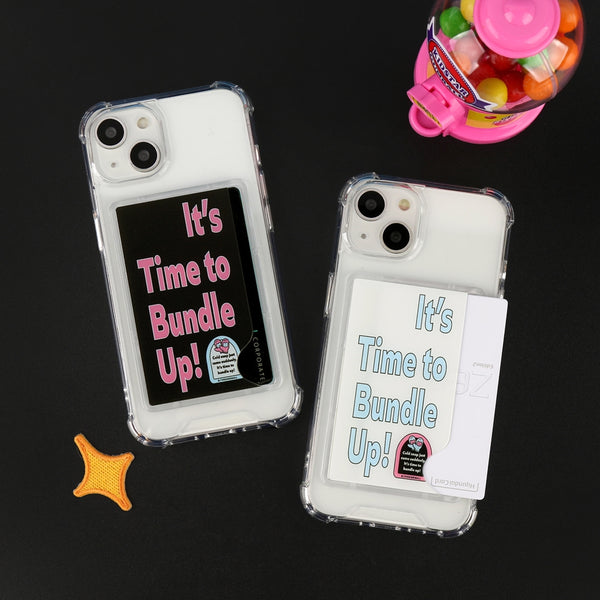 [THENINEMALL] Time To Bundle Up Clear Phone Case (1 Type)