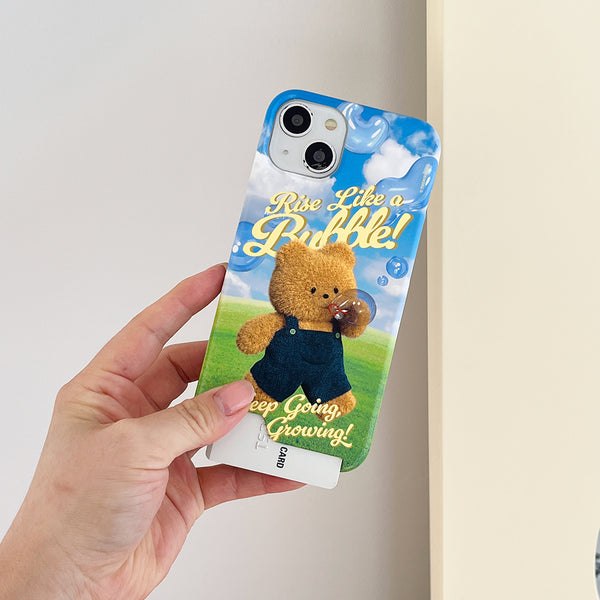 [THENINEMALL] Bubble Gummy Hard Phone Case (2 types)