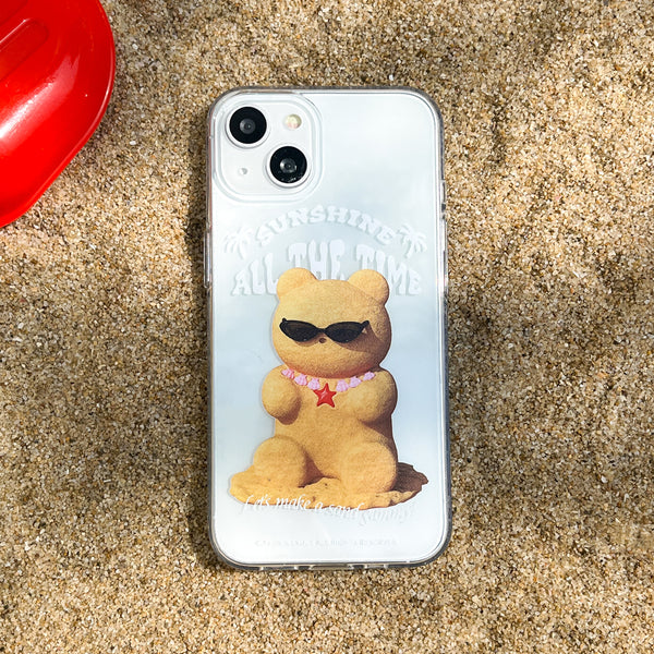 [THENINEMALL] Sand Gummy Clear Phone Case (3 types)