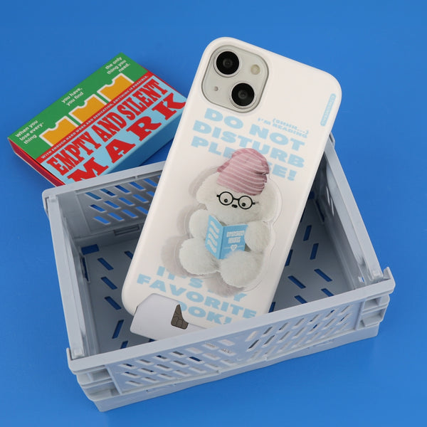 [THENINEMALL] Do Not Disturb Puppy Hard Phone Case (2 types)