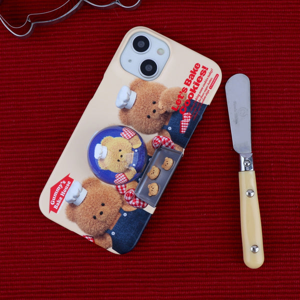 [THENINEMALL] Big Cookie Gummy Hard Phone Case (2 types)