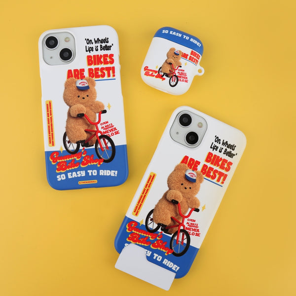 [THENINEMALL] Gummys Bike Shop Hard Phone Case (2 types)