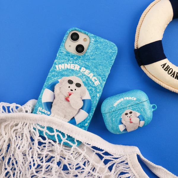 [THENINEMALL] Swim Ppokku Inner Peace Hard Phone Case (2 types)