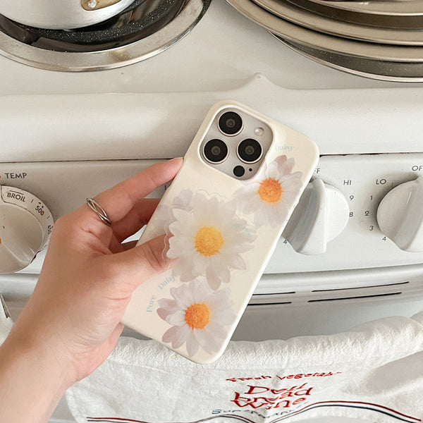 [Mademoment] Pure Daisy Design Phone Case