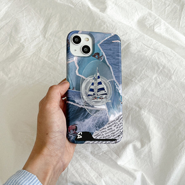 [Mademoment] Collage Beach Design Phone Case