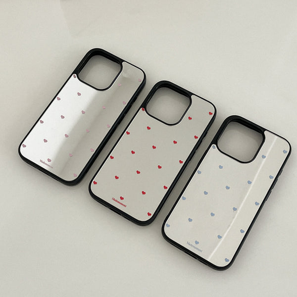 [Mademoment] Small Heart Pattern Design Bumper Phone Case