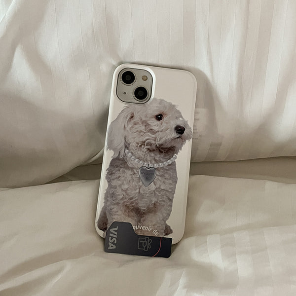 [Mademoment] Puppy Souvenir Pendant Design Phone Case