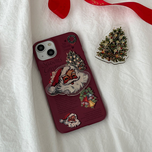 [Mademoment] Vintage Seasons Greetings Design Phone Case