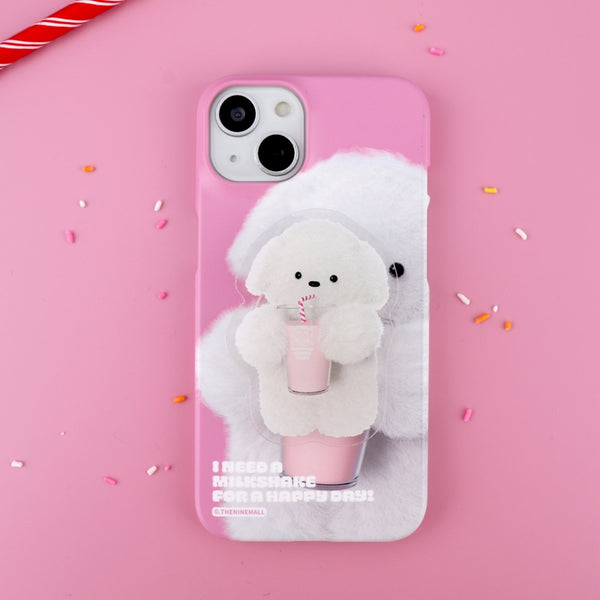 [THENINEMALL] Favorite Milkshake Hard Phone Case (2 types)