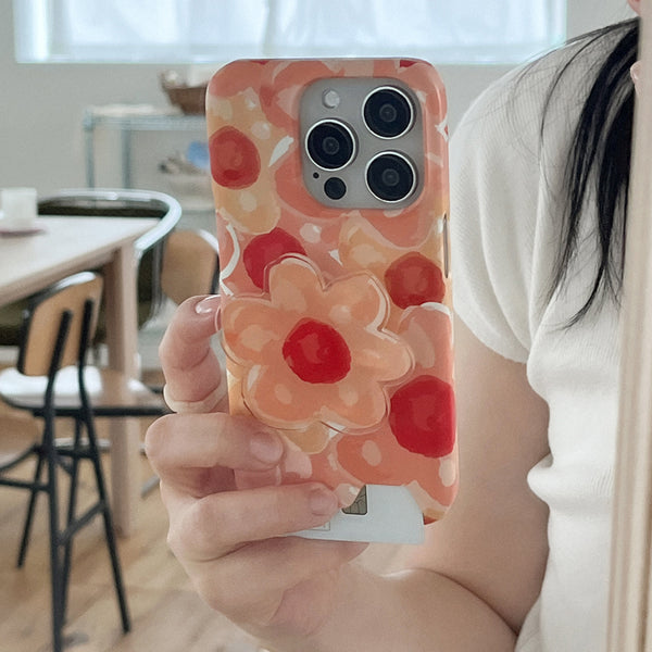 [Mademoment] Flower Watercolor Design Phone Case