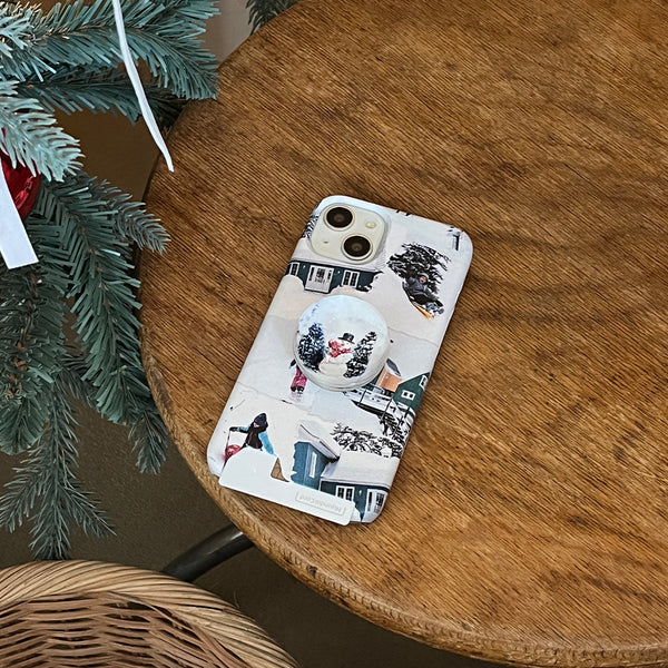 [Mademoment] Collage White Snow Design Phone Case