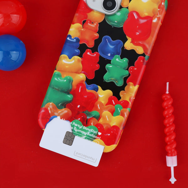 [THENINEMALL] Gummy Balloon Party Hard Phone Case (2 types)