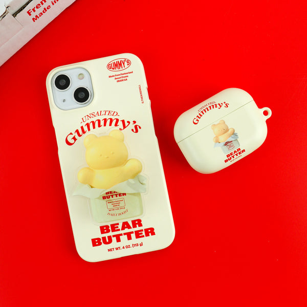 [THENINEMALL] Butter Gummy Hard Phone Case (2 types)