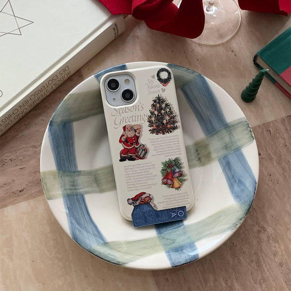 [Mademoment] Vintage Seasons Greetings Design Phone Case