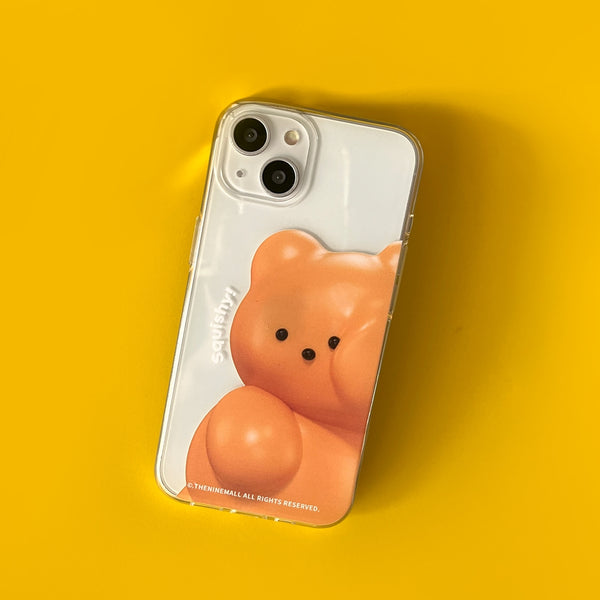 [THENINEMALL] Gummy Squishy Clear Phone Case (3 types)