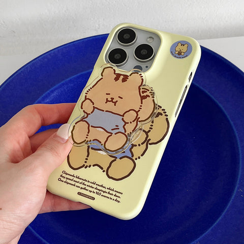 [THENINEMALL] Favorite Acorn Hard Phone Case (2 types)