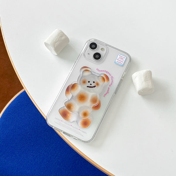 [THENINEMALL] Humongous Gummy Mallow Clear Phone Case (3 types)