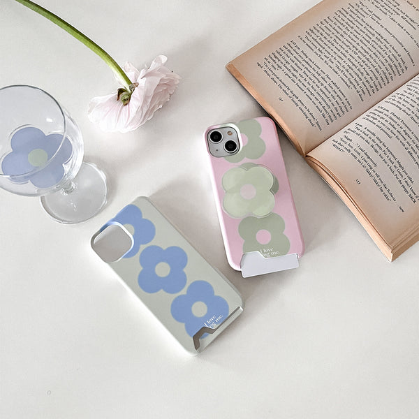 [Mademoment] Flower Drops Gradation Design Phone Case