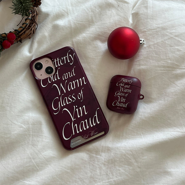 [Mademoment] Glass Of Vin Chaud Design AirPods Case