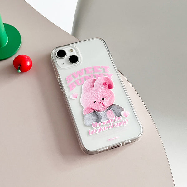 [THENINEMALL] Lollipop Windy Clear Phone Case (3 types)