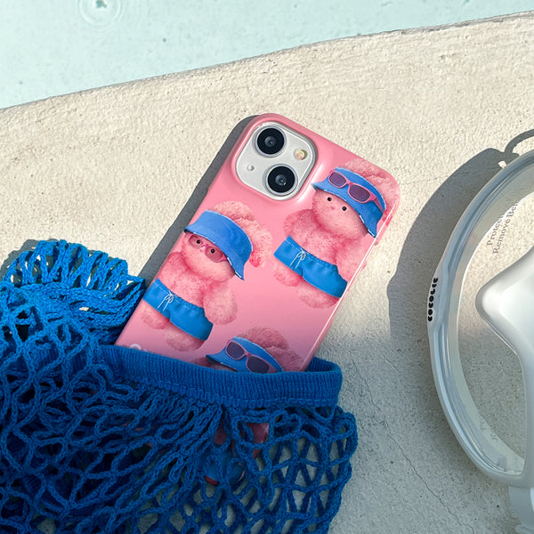 [THENINEMALL] Pattern Windy Hard Phone Case (2 types)