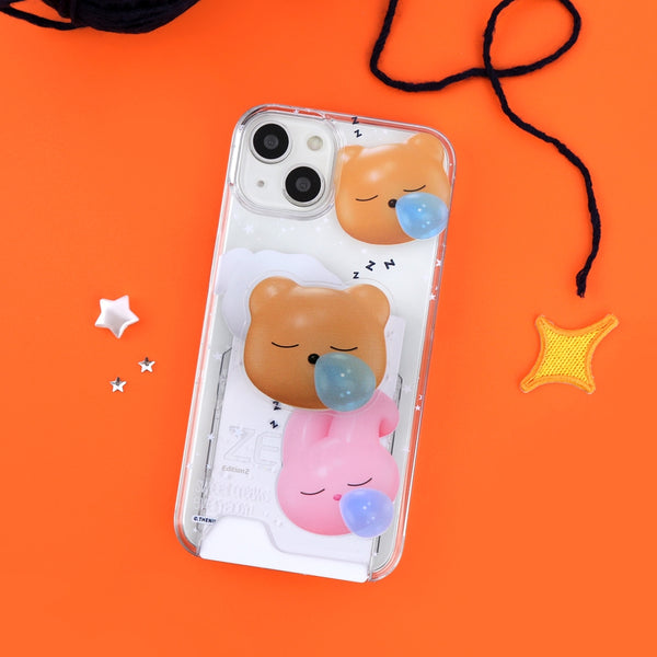 [THENINEMALL] Pattern Sweet Dreams Clear Phone Case (3 types)